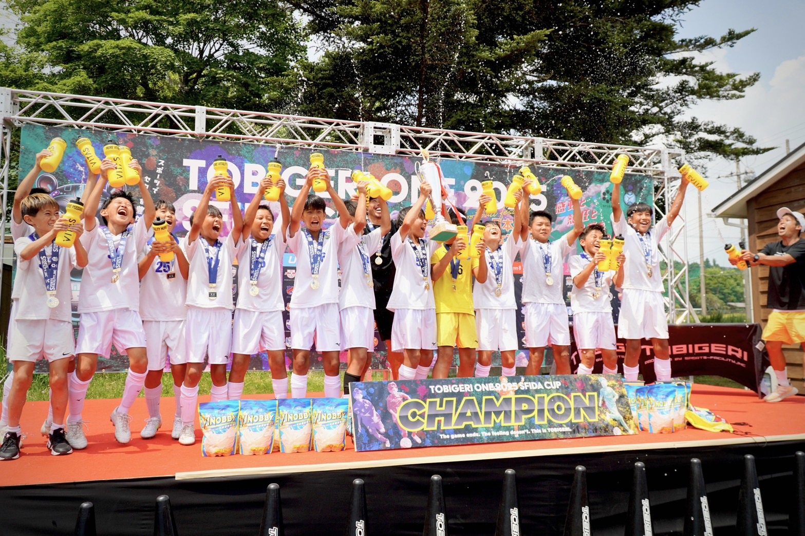 大会史上初の二連覇！TOBIGERI ONE U-12 SFIDA CUP 2025 優勝しました！！